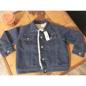Girl’s Size 3T Jean Jacket with Wool Inside